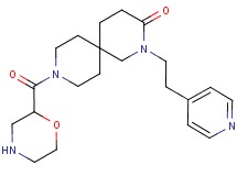 9-(2-morpholinylcarbonyl)-2-[2-(4-pyridinyl)ethyl]-2,9-diazaspiro[5.5]undecan-3-one dihydrochloride