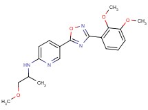 5-[3-(2,3-dimethoxyphenyl)-1,2,4-oxadiazol-5-yl]-N-(2-methoxy-1-methylethyl)-2-pyridinamine