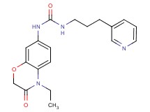 N-(4-ethyl-3-oxo-3,4-dihydro-2H-1,4-benzoxazin-7-yl)-N'-(3-pyridin-3-ylpropyl)urea