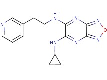 N-cyclopropyl-N'-[2-(3-pyridinyl)ethyl][1,2,5]oxadiazolo[3,4-b]pyrazine-5,6-diamine