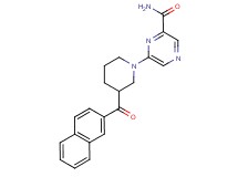 6-[3-(2-naphthoyl)piperidin-1-yl]pyrazine-2-carboxamide