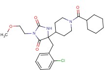 5-(2-chlorobenzyl)-5-[1-(cyclohexylcarbonyl)-4-piperidinyl]-3-(2-methoxyethyl)-2,4-imidazolidinedione