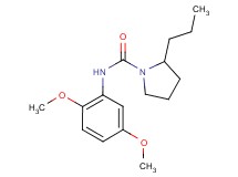 N-(2,5-dimethoxyphenyl)-2-propylpyrrolidine-1-carboxamide