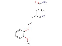 5-[3-(2-methoxyphenoxy)propyl]nicotinamide