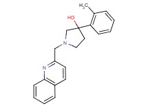 3-(2-methylphenyl)-1-(quinolin-2-ylmethyl)pyrrolidin-3-ol