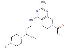 7-acetyl-2-methyl-N-[3-(4-methylpiperazin-1-yl)butyl]-5,6,7,8-tetrahydropyrido[3,4-d]pyrimidin-4-amine