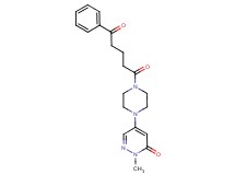 2-methyl-5-[4-(5-oxo-5-phenylpentanoyl)-1-piperazinyl]-3(2H)-pyridazinone