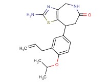 8-(3-allyl-4-isopropoxyphenyl)-2-amino-4,5,7,8-tetrahydro-6H-[1,3]thiazolo[4,5-c]azepin-6-one