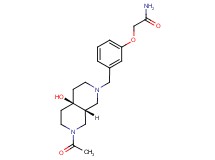 2-(3-{[(4aR*,8aR*)-7-acetyl-4a-hydroxyoctahydro-2,7-naphthyridin-2(1H)-yl]methyl}phenoxy)acetamide