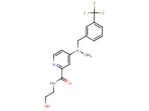 N-(2-hydroxyethyl)-4-{methyl[3-(trifluoromethyl)benzyl]amino}-2-pyridinecarboxamide