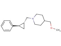 4-(methoxymethyl)-1-{[rel-(1R,2R)-2-phenylcyclopropyl]methyl}piperidine trifluoroacetate