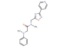 N~1~,N~2~-dimethyl-N~2~-phenyl-N~1~-{[3-(4-pyridinyl)-1,2,4-oxadiazol-5-yl]methyl}glycinamide