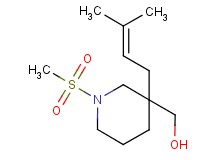 [3-(3-methyl-2-buten-1-yl)-1-(methylsulfonyl)-3-piperidinyl]methanol