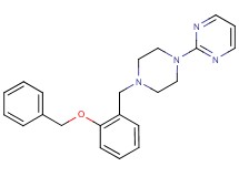 2-{4-[2-(benzyloxy)benzyl]piperazin-1-yl}pyrimidine