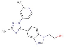 2-{5-[3-methyl-1-(2-methylpyridin-4-yl)-1H-1,2,4-triazol-5-yl]-1H-benzimidazol-1-yl}ethanol