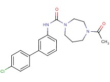 4-acetyl-N-(4'-chlorobiphenyl-3-yl)-1,4-diazepane-1-carboxamide