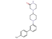 4-[1-(4'-methyl-3-biphenylyl)-4-piperidinyl]-2-piperazinone