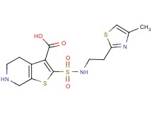 2-({[2-(4-methyl-1,3-thiazol-2-yl)ethyl]amino}sulfonyl)-4,5,6,7-tetrahydrothieno[2,3-c]pyridine-3-carboxylic acid