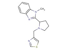 1-methyl-2-[1-(1,3-thiazol-4-ylmethyl)pyrrolidin-2-yl]-1H-benzimidazole