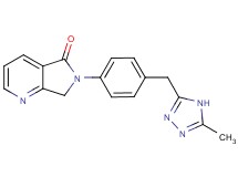 6-{4-[(5-methyl-4H-1,2,4-triazol-3-yl)methyl]phenyl}-6,7-dihydro-5H-pyrrolo[3,4-b]pyridin-5-one