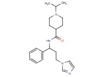 N-[3-(1H-imidazol-1-yl)-1-phenylpropyl]-1-isopropyl-4-piperidinecarboxamide