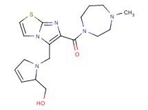 [1-({6-[(4-methyl-1,4-diazepan-1-yl)carbonyl]imidazo[2,1-b][1,3]thiazol-5-yl}methyl)-2,5-dihydro-1H-pyrrol-2-yl]methanol