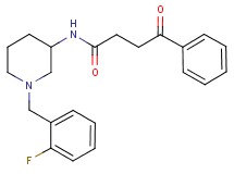 N-[1-(2-fluorobenzyl)-3-piperidinyl]-4-oxo-4-phenylbutanamide