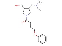 [(3R*,4R*)-4-[(dimethylamino)methyl]-1-(4-phenoxybutanoyl)-3-pyrrolidinyl]methanol