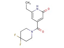 4-[(4,4-difluoropiperidin-1-yl)carbonyl]-6-ethylpyridin-2(1H)-one