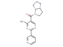 (3aS,6aS)-1-[(4-methyl-2-pyridin-3-ylpyrimidin-5-yl)carbonyl]octahydropyrrolo[3,4-b]pyrrole