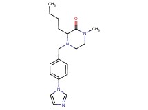 3-butyl-4-[4-(1H-imidazol-1-yl)benzyl]-1-methyl-2-piperazinone