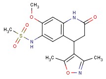 N-[4-(3,5-dimethylisoxazol-4-yl)-7-methoxy-2-oxo-1,2,3,4-tetrahydroquinolin-6-yl]methanesulfonamide