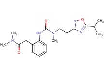 2-[2-({[[2-(5-isopropyl-1,2,4-oxadiazol-3-yl)ethyl](methyl)amino]carbonyl}amino)phenyl]-N,N-dimethylacetamide