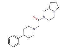 2-[(4-phenylpiperidin-1-yl)acetyl]octahydropyrrolo[1,2-a]pyrazine