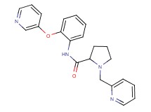 1-(2-pyridinylmethyl)-N-[2-(3-pyridinyloxy)phenyl]prolinamide