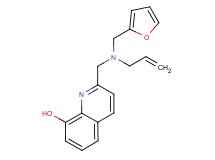 2-{[allyl(2-furylmethyl)amino]methyl}quinolin-8-ol