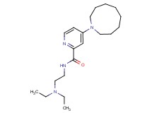 4-(1-azonanyl)-N-[2-(diethylamino)ethyl]-2-pyridinecarboxamide
