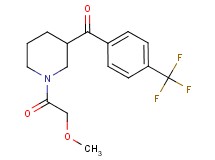 [1-(methoxyacetyl)-3-piperidinyl][4-(trifluoromethyl)phenyl]methanone