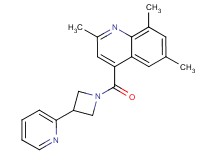2,6,8-trimethyl-4-{[3-(2-pyridinyl)-1-azetidinyl]carbonyl}quinoline