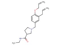 1-[3-allyl-4-(allyloxy)benzyl]-N-ethylpyrrolidine-3-carboxamide