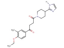 1-(4-ethoxy-3-methylphenyl)-4-[4-(1H-imidazol-2-yl)-1-piperidinyl]-4-oxo-1-butanone
