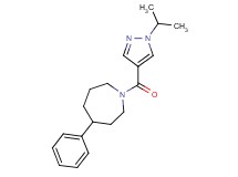 1-[(1-isopropyl-1H-pyrazol-4-yl)carbonyl]-4-phenylazepane