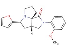 (3aS*,5S*,9aS*)-5-(2-furyl)-2-(2-methoxyphenyl)hexahydro-7H-pyrrolo[3,4-g]pyrrolizin-1(2H)-one