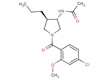 N-[(3S*,4R*)-1-(4-chloro-2-methoxybenzoyl)-4-propyl-3-pyrrolidinyl]acetamide