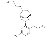 (1R*,5R*)-6-(2-methoxyethyl)-3-(2-methyl-5-propylpyrimidin-4-yl)-3,6-diazabicyclo[3.2.2]nonane