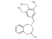 2-methyl-4-(3,4,5-trimethoxybenzyl)-2,3,4,5-tetrahydro-1,4-benzoxazepine