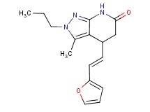 4-[(E)-2-(2-furyl)vinyl]-3-methyl-2-propyl-2,4,5,7-tetrahydro-6H-pyrazolo[3,4-b]pyridin-6-one