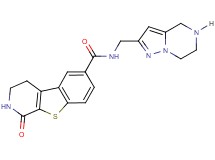 1-oxo-N-(4,5,6,7-tetrahydropyrazolo[1,5-a]pyrazin-2-ylmethyl)-1,2,3,4-tetrahydro[1]benzothieno[2,3-c]pyridine-6-carboxamide hydrochloride