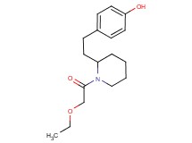 4-{2-[1-(ethoxyacetyl)piperidin-2-yl]ethyl}phenol