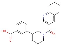 3-[1-(5,6,7,8-tetrahydroquinolin-3-ylcarbonyl)piperidin-3-yl]benzoic acid